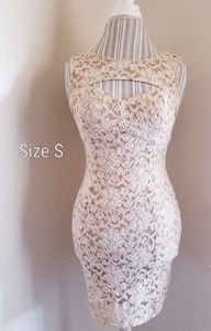 Cream Lace Dress